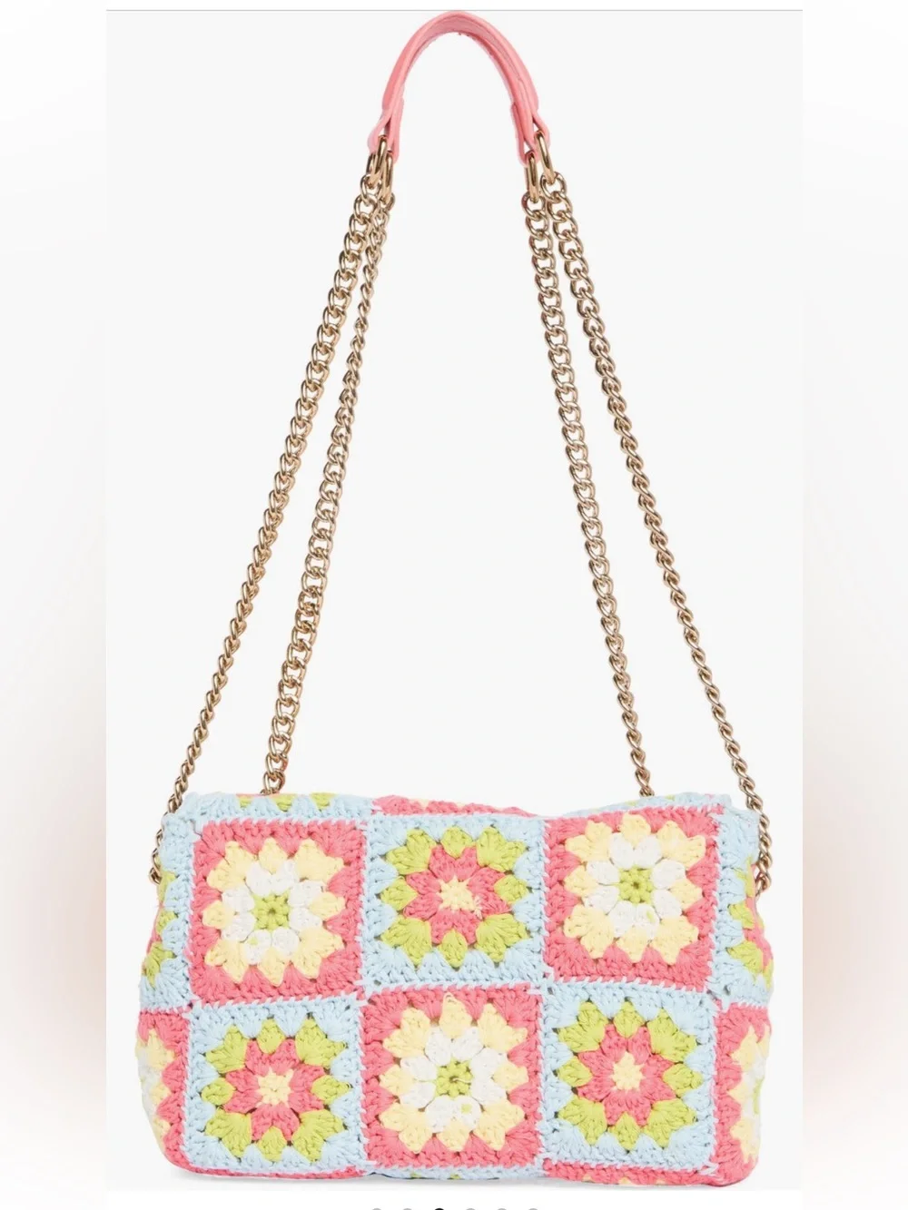 NWT Kurt Geiger Kensington Crochet Shoulder Bag
